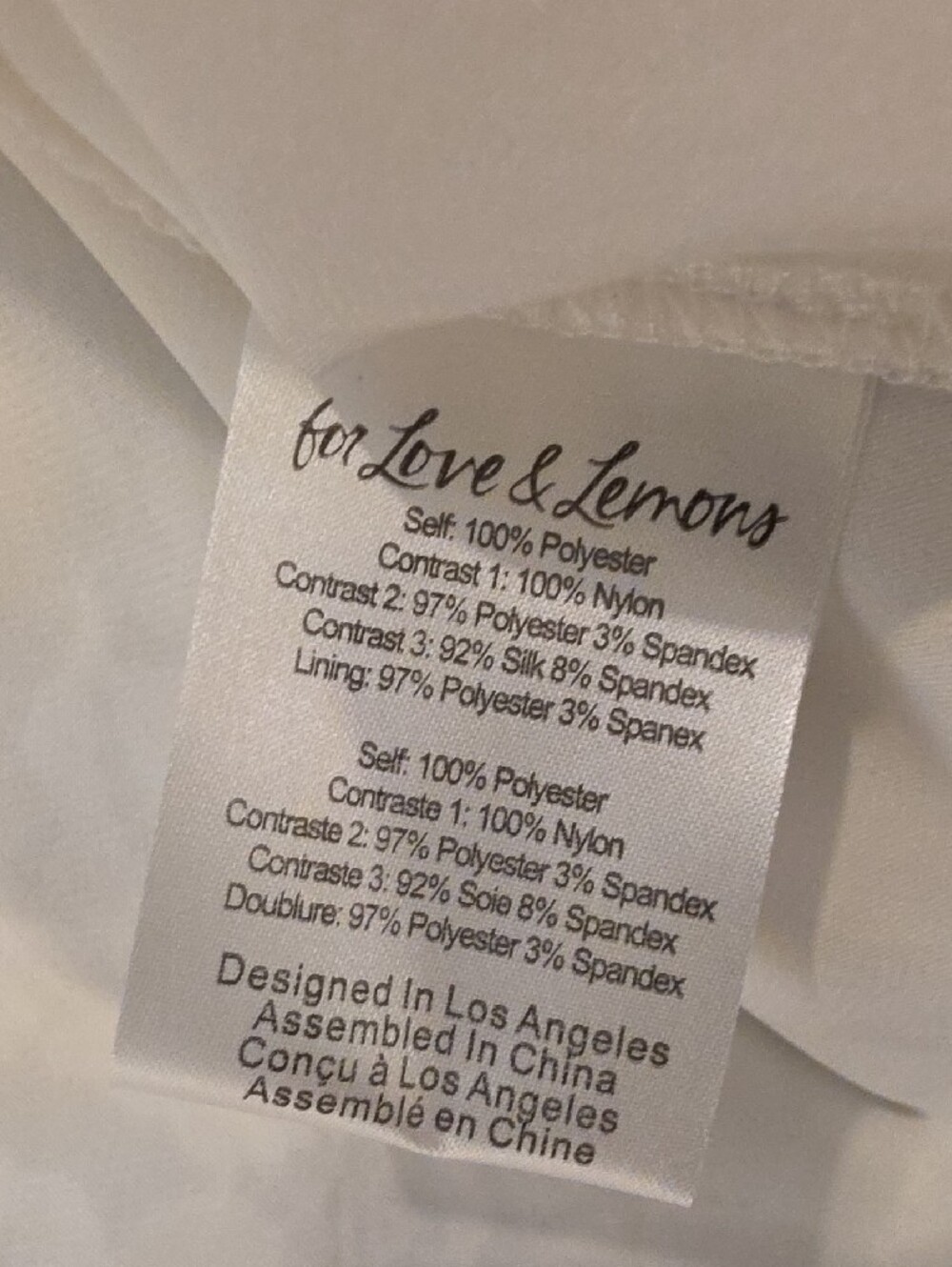 For Love & Lemons White Strapless corset  Tulle high low dress. Size XL NWTS - Picture 15 of 16